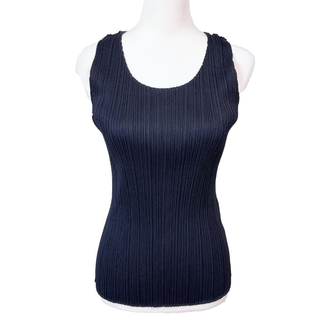 美品】プリーツプリーズ イッセイミヤケ タンクトップカットソー 3
