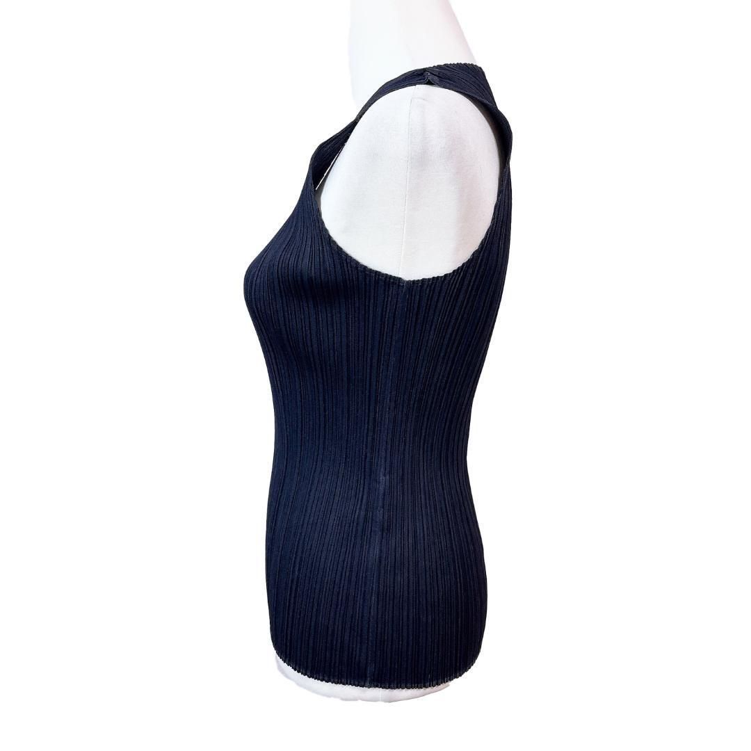 美品】プリーツプリーズ イッセイミヤケ タンクトップカットソー 3