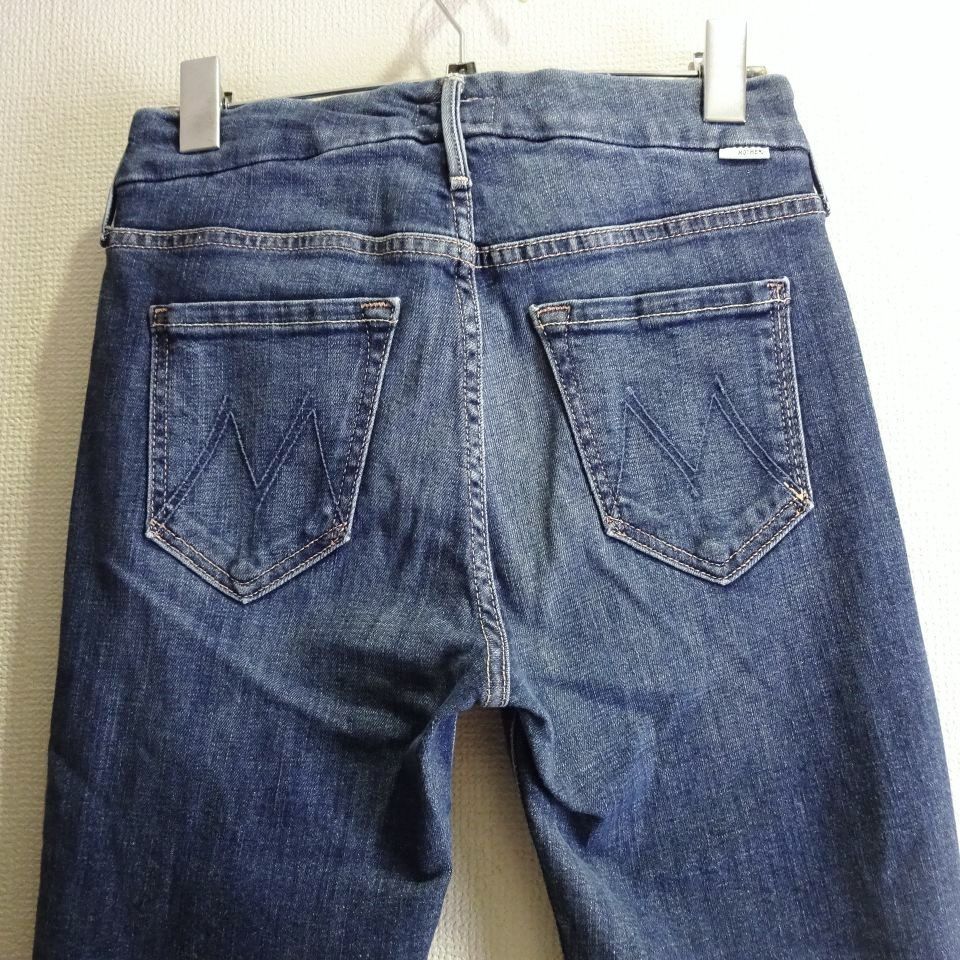 MOTHER マザー LOOKER ANKLE FRAY W66cm / W25 強 ストレッチ スキニー