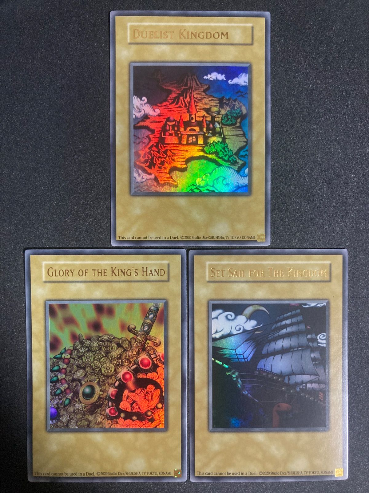 遊戯王 英語版 王国 王国への船出 王の右手の栄光 ウルトラレア 3枚