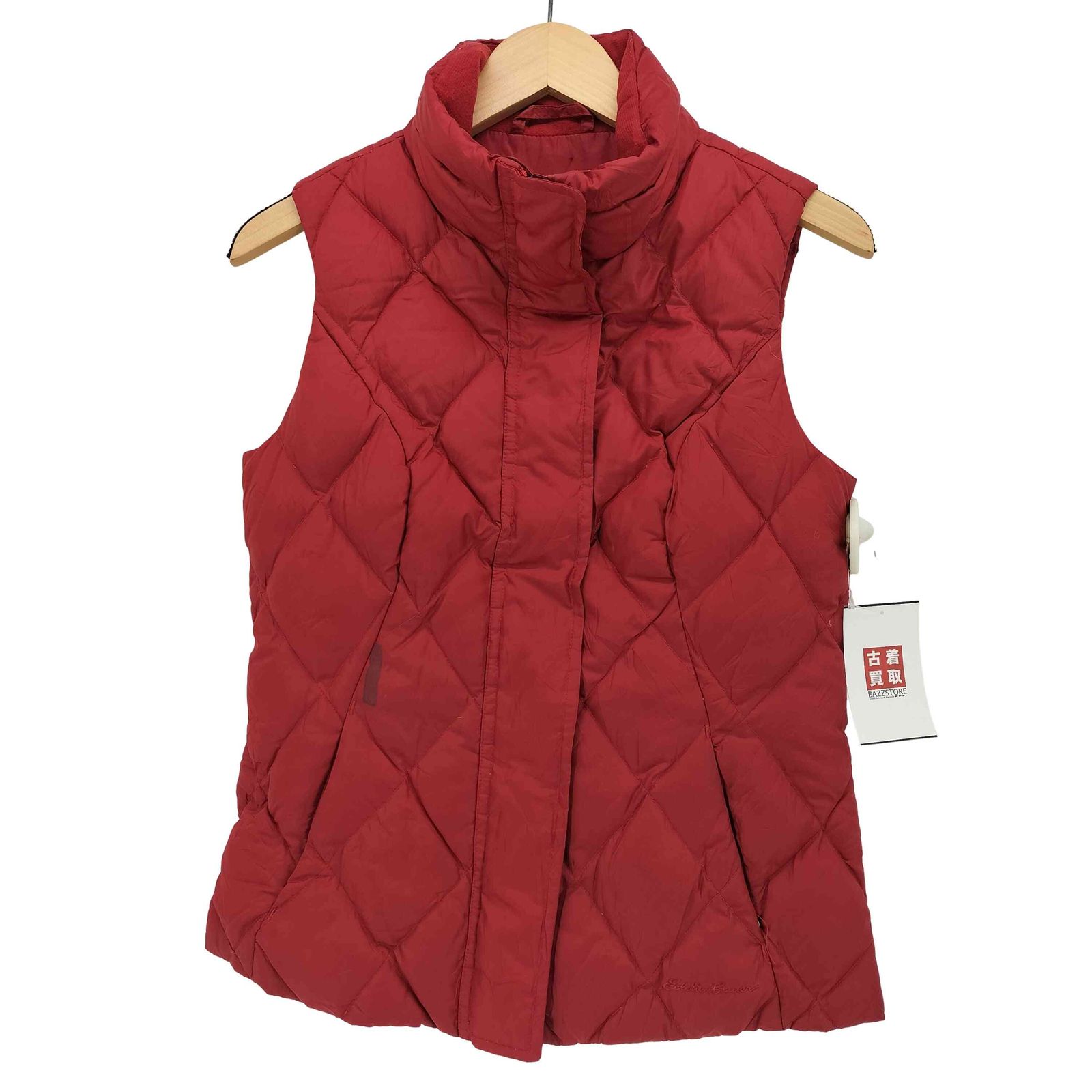 90-00sヴィンテージエディーバウアーグースダウンベストドローコード 90s EddieBauer エディーバウアー グースダウンベスト ネイビー L