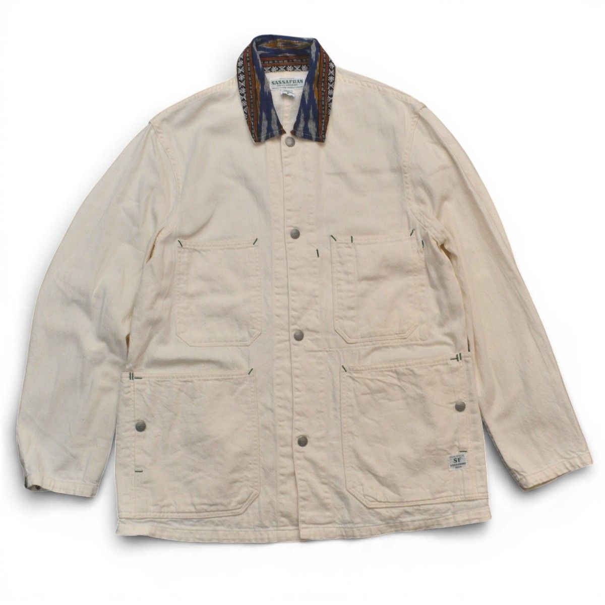 SASSAFRAS ササフラス グリーンサムジャケット Green Thmb Jacket 8oz