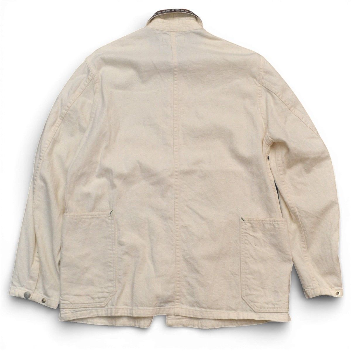 ササフラス カバーオール L グリーン 裏地付 SASSAFRAS ササフラス グリーンサムジャケット Green Thmb Jacket 8oz