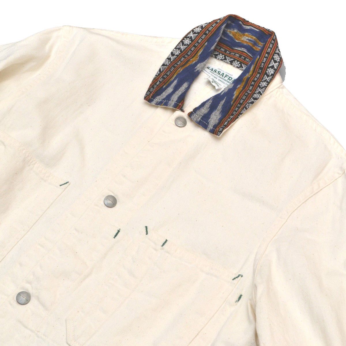 SASSAFRAS ササフラス グリーンサムジャケット Green Thmb Jacket 8oz