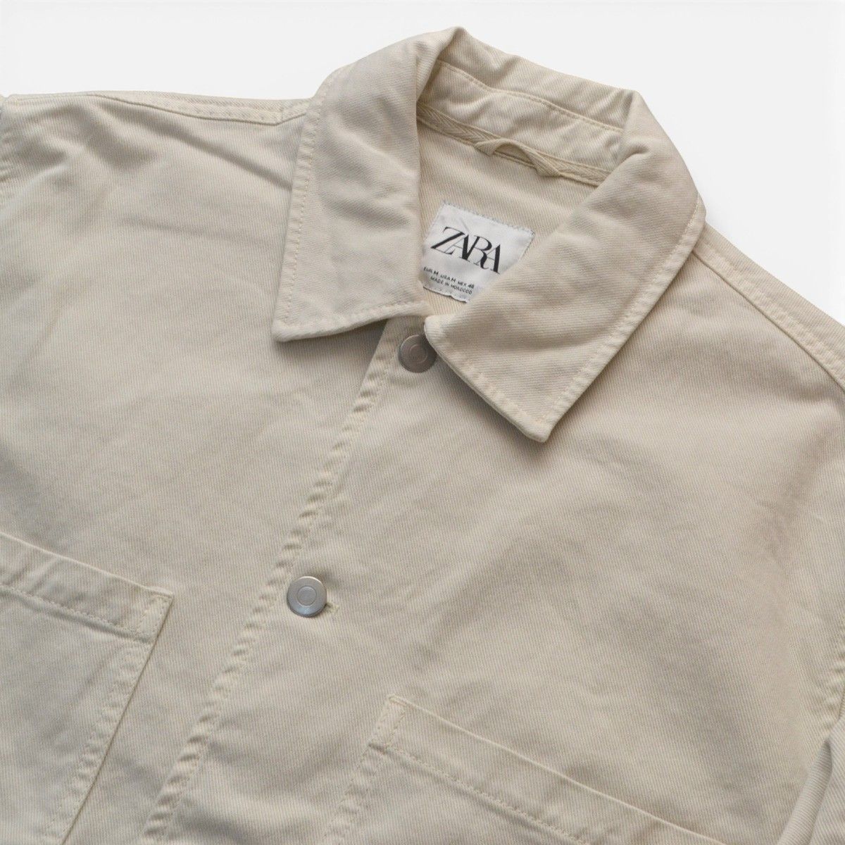 ZARA ミリタリーユーズドジャケット　 カバーオール Lサイズ ZARA ミリタリーユーズドジャケット カバーオール Lサイズ ZARA