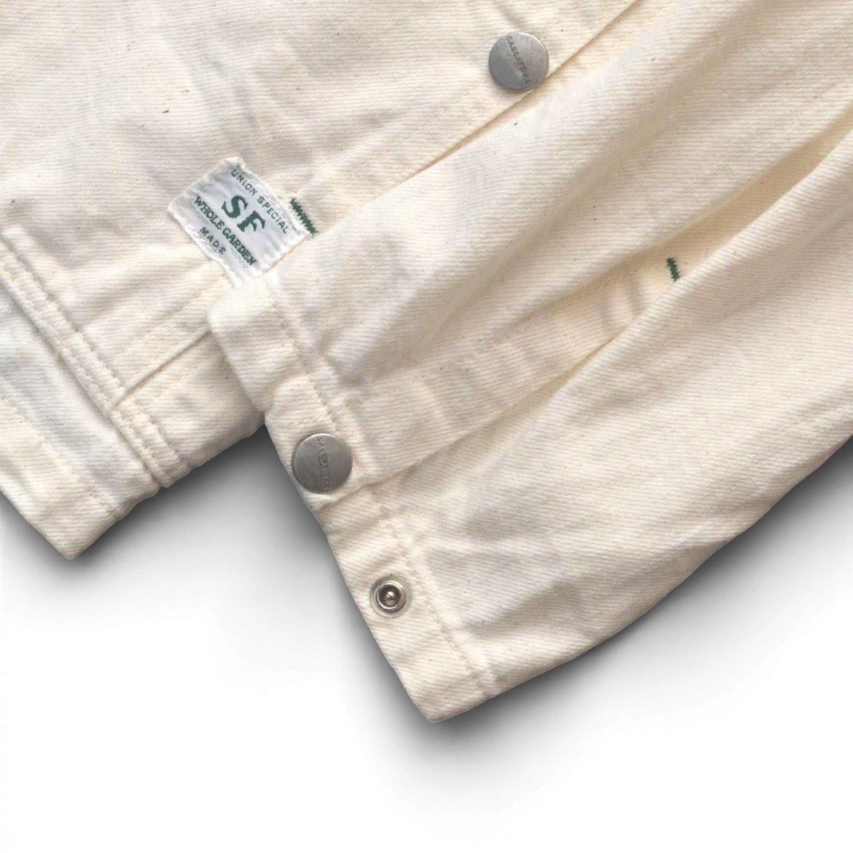 SASSAFRAS ササフラス グリーンサムジャケット Green Thmb Jacket 8oz