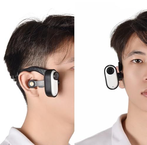 SHEAWA for Insta360 GO 3S/GO3 耳掛けマウント マウントアダプター 角度調整 ハンズフリーで撮影 磁気吸着 安定性 装着簡単 アクセサリーe 4cbf6dd4