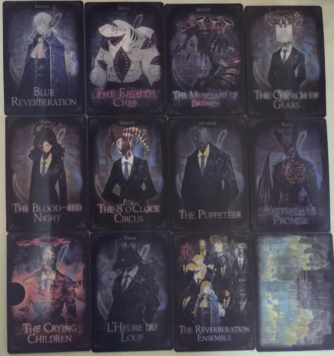 햄햄팡팡 Library of Ruina 잔향악단 レンチキュラーカード