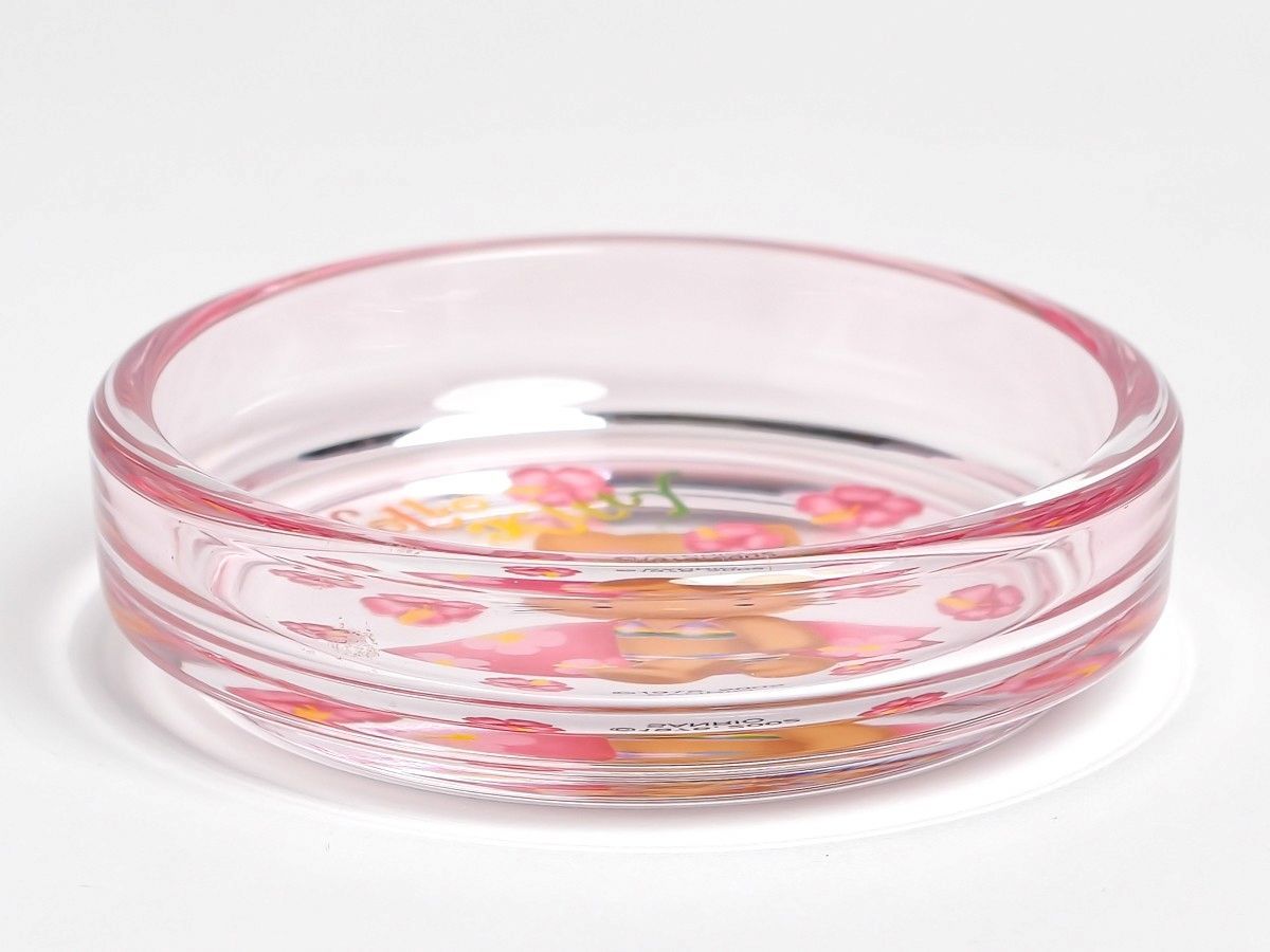  サンリオ ハローキティ 日焼けキティ ガラストレイ 小物入れ その他 キャラクターグッズ