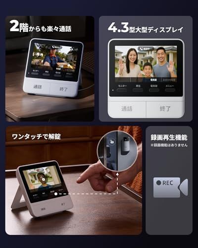  迅速に発送 SwitchBot テレビドアホン 拡張モニター インターホン ドアベル スイッチボットワイヤレス Wi Fi 05 f 68 dab その他 キッチン 食器