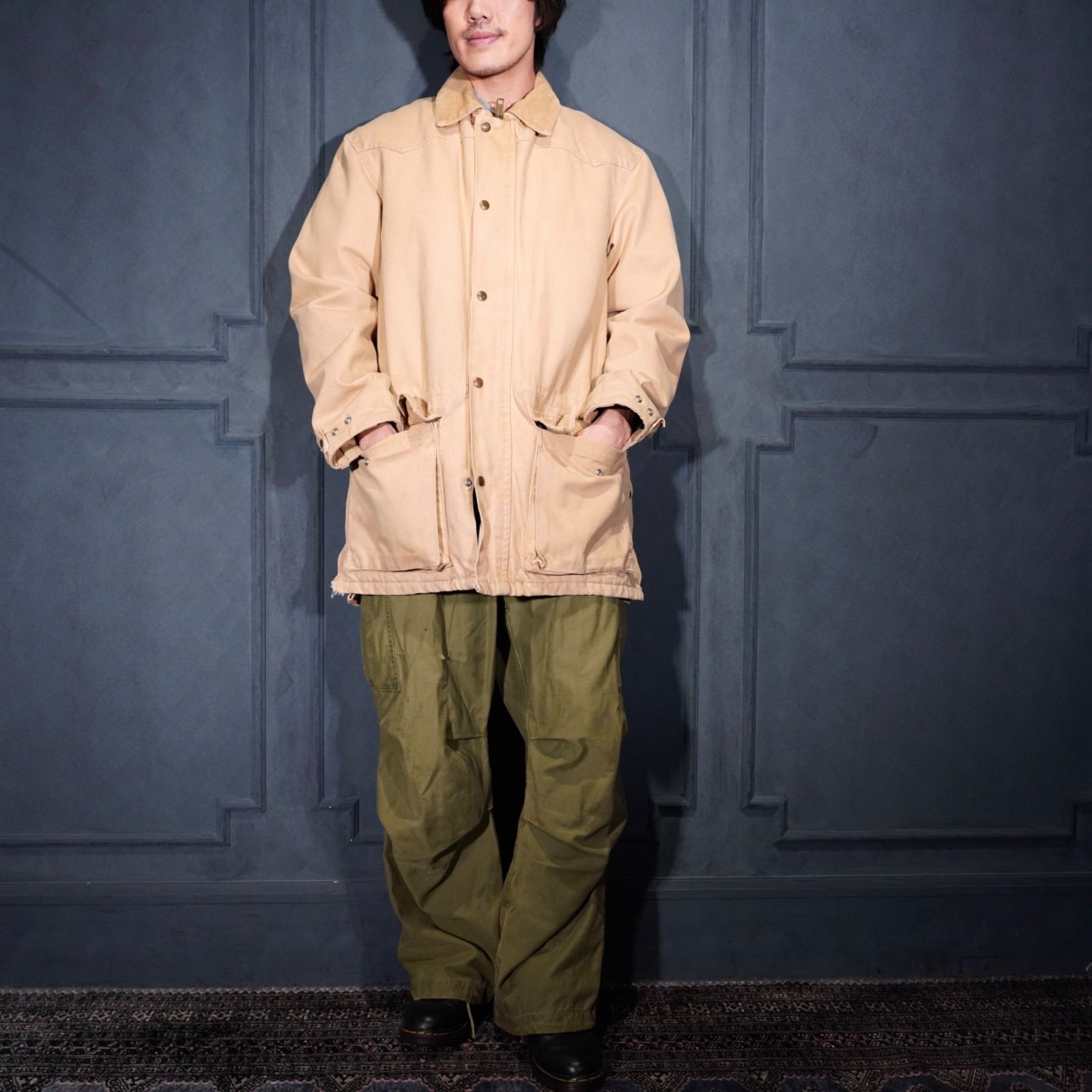 00's USA VINTAGE Carhartt ZIP UP DUCK COVERALL JACKET/00年代