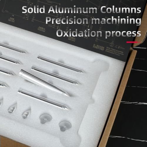  卓上型 オーディオラック 三段 6063 高強度 アルミニウム製 USB DAC パワーアンプ ラック オーディオ 変形しにくい 2種類の組み立て 小物整理 意匠特許 黒色 1 fef 9 f 38 その他 キッチン 食器