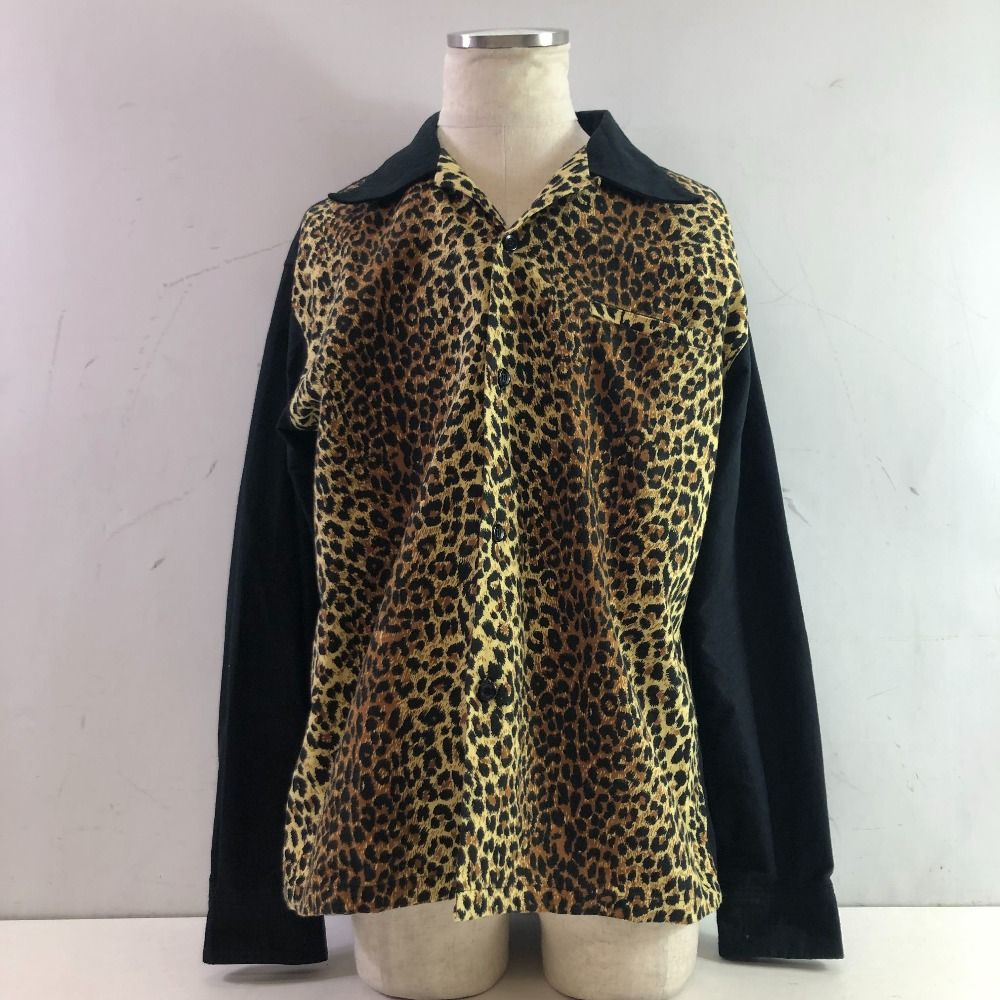 04w5797∞※【中古】 STYLE EYES スタイルアイズ レオパード フランネル