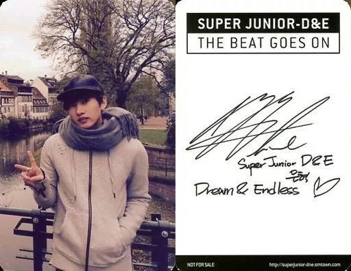 SUPERJUNIOR D&E ウニョク 直筆サイン入り トレカ 606 SUPERJ UNIOR