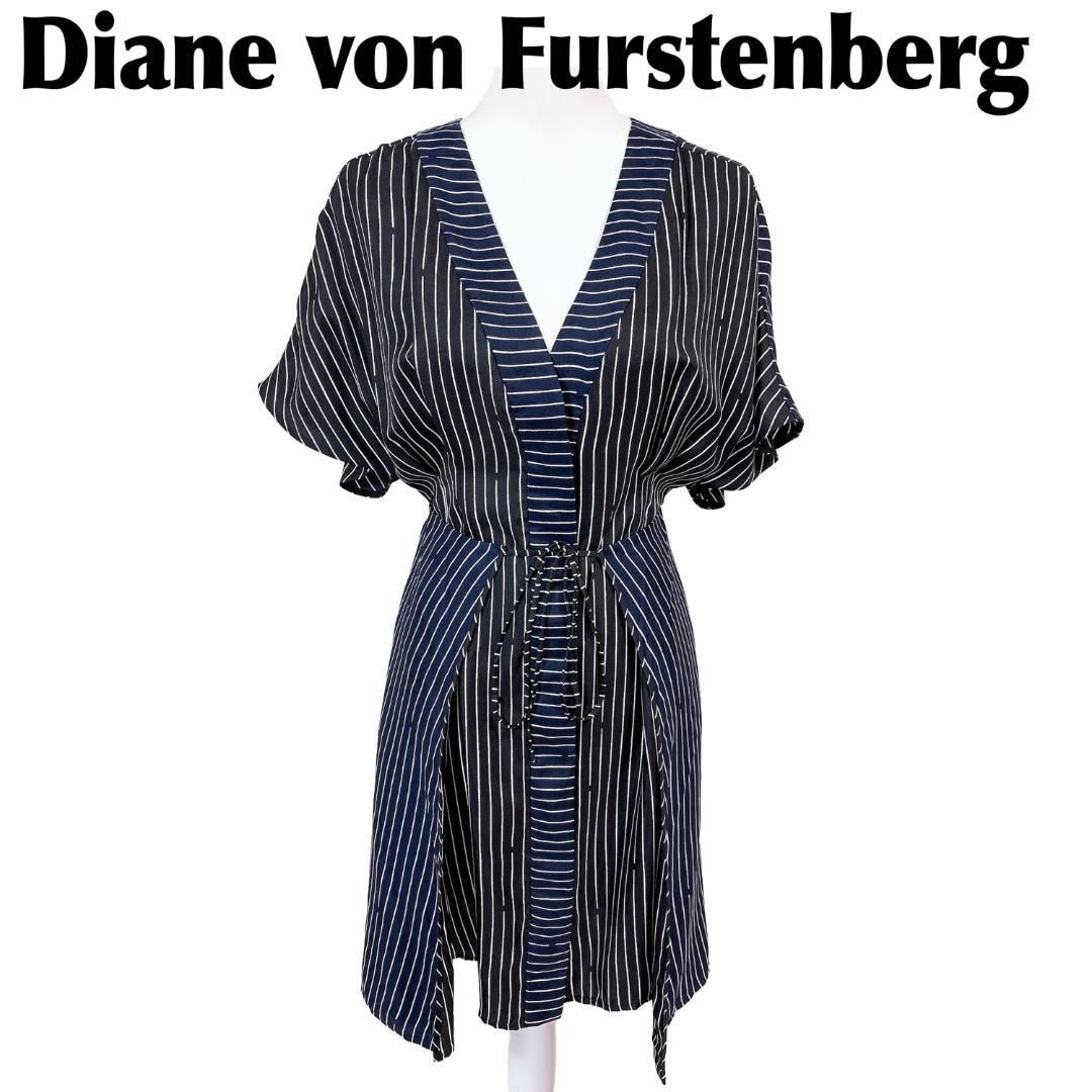 ♡新品♡DIANE von FURSTENBERG シルクベアワンピース 美品】Diane von Furstenberg 半袖シルクワンピース P - メルカリ