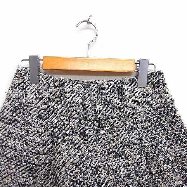 トゥービーシック TO BE CHIC ツイード ショート パンツ 36 グレー 灰 ブラック 黒 /FT1