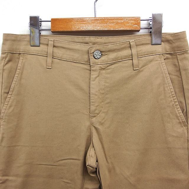 エージー AG SLIM KHAKI CROP スリム クロップド パンツ ストレッチ チノパン 無地 26R カーキ /FT1