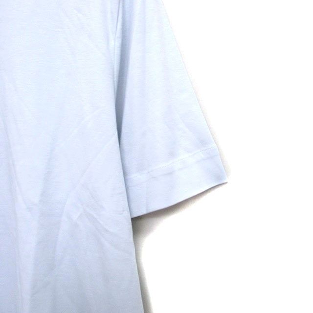 インディヴィ INDIVI カットソー Tシャツ 半袖 コットン シンプル 15 ライトブルー 水色 /KT9