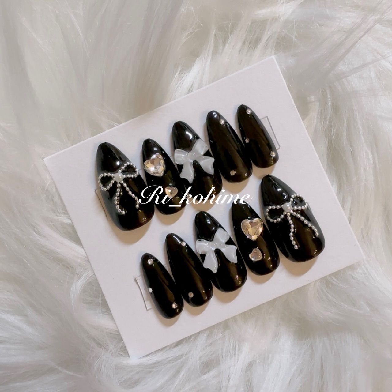 ネイルチップ 現品 フレンチガーリー ちゅるん ニュアンス バレエコア