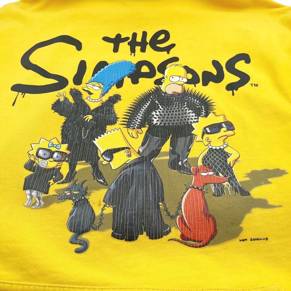 中古】BALENCIAGA バレンシアガ The Simpsons プルオーバーパーカー 