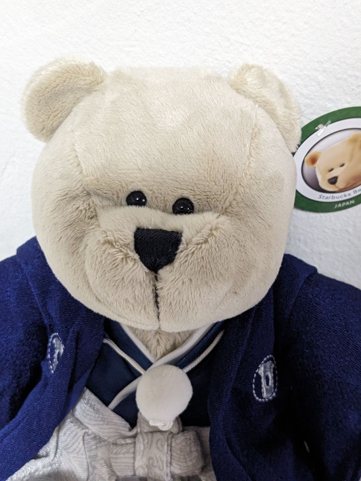 STARBUCKS日本限定袴ベアリスタボーイスターバックスぬいぐるみタグ