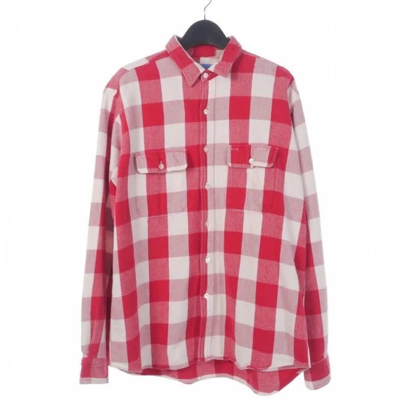 グッドイナフ GOODENOUGH 90S ブロックチェックシャツ ネルシャツ 長袖