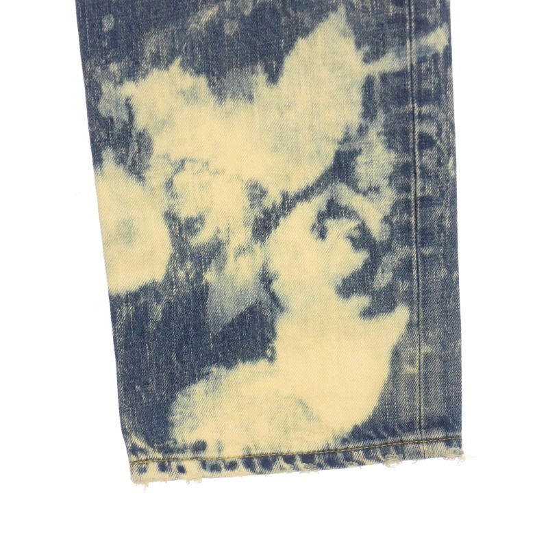 カタリスト CVTVLIST ロゴプリント ブリーチデニムパンツ ジーンズ 2