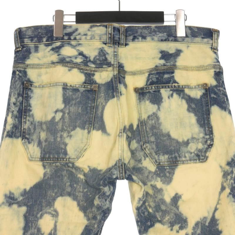 kei　CVTVLIST カタリスト ブリーチ パンツ カタリスト CVTVLIST ロゴプリント ブリーチデニムパンツ ジーンズ 2