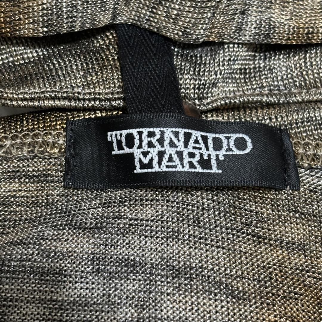 美品】TORNADO MART ガウンロングカーディガン ブラウン - メルカリ