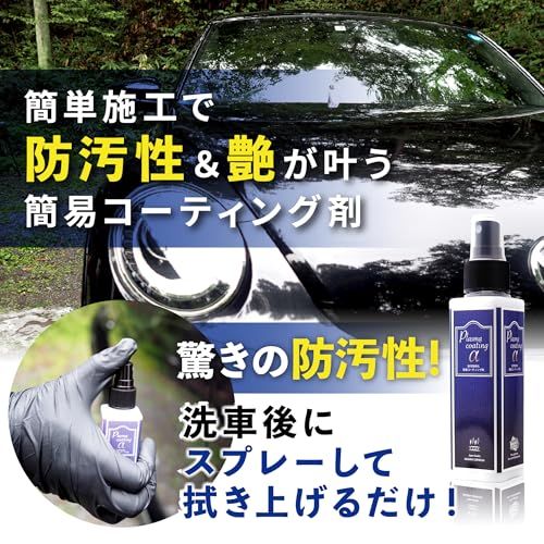 迅速に発送 ながら洗車 プラズマコーティングα 大容量 350 ml 犠牲膜で迷ったらコレ 防汚性特化の簡易コーティング剤 コーティング剤 車 滑水性シリコーンレジン 強撥水 プラズマ簡易 簡易コーティング 犠牲膜 edce 9 aac
