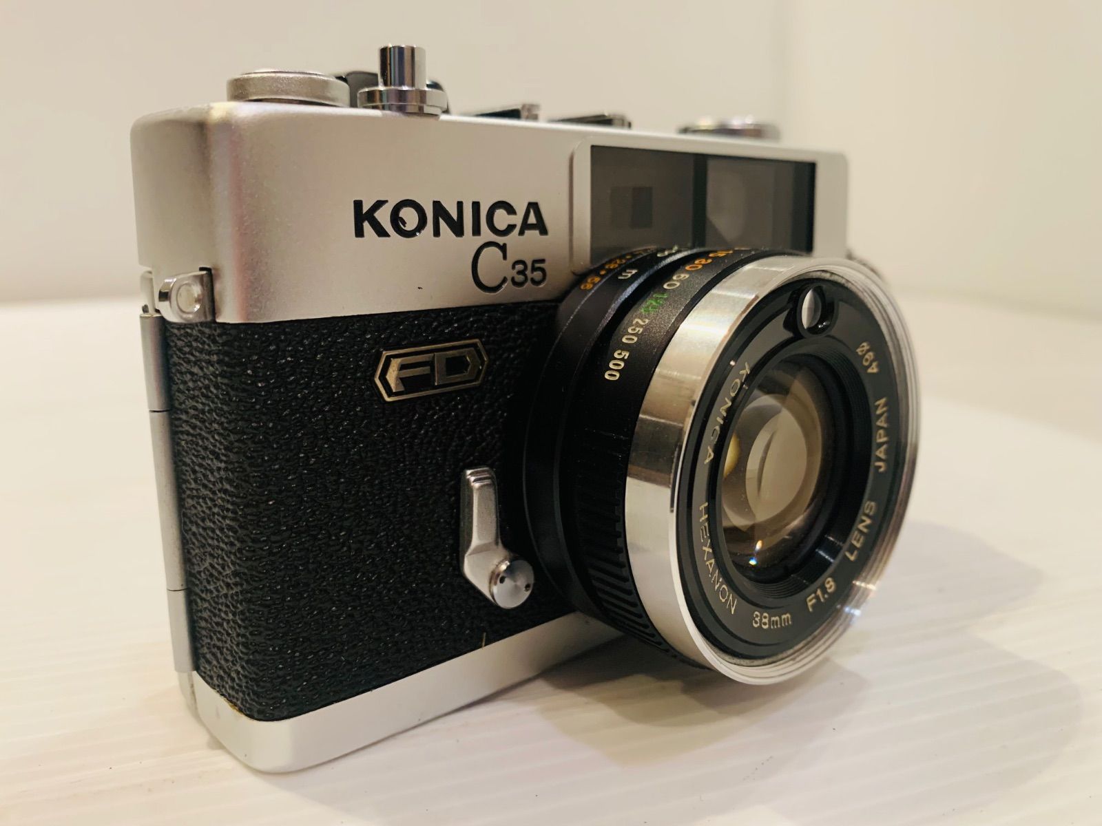 訳あり】レンジファインダーカメラKONICA C35 FD【露出計不動】 - メルカリ