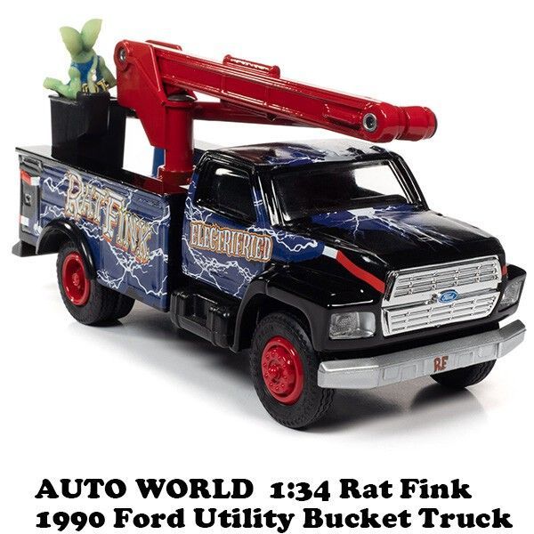 1:34 RatFink 1990 Ford Utility Bucket Truck ラットフィンク