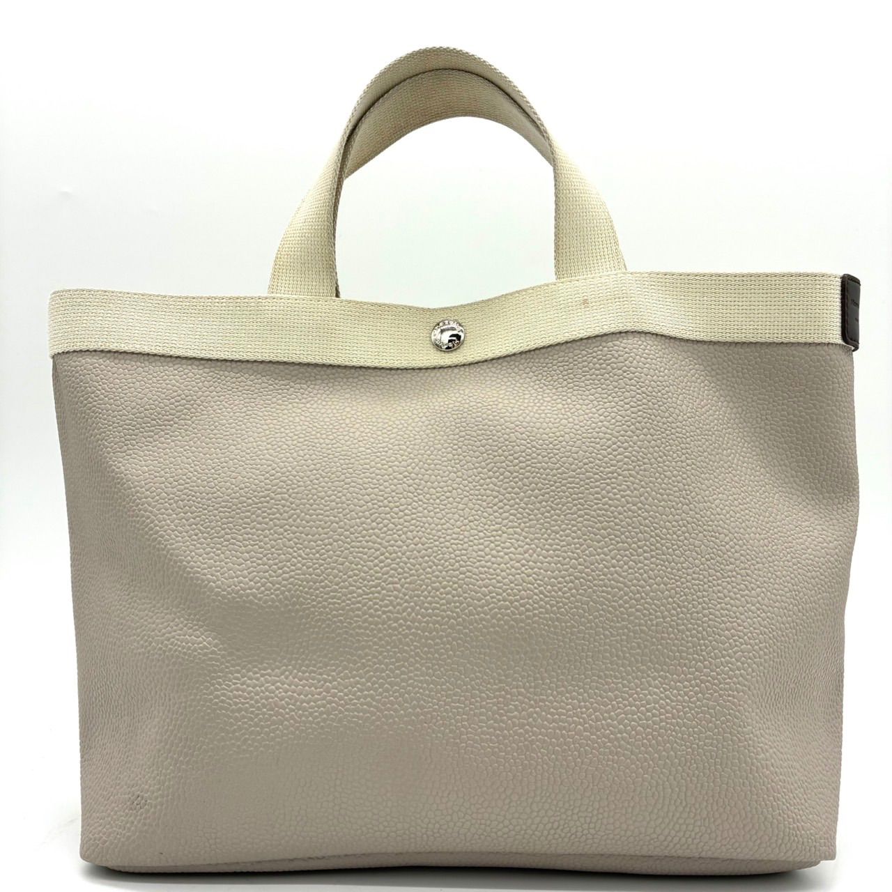 美品】エルベシャプリエ 704GP スクエアトートバッグ マスティック