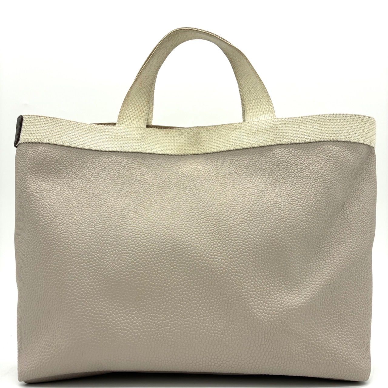 美品】エルベシャプリエ 704GP スクエアトートバッグ マスティック