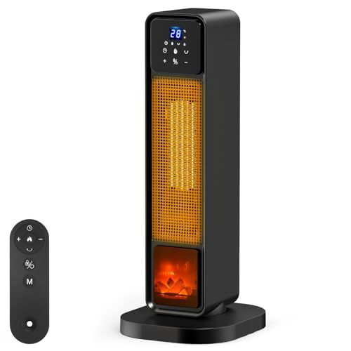 セラミックヒーター 【2S速暖 ECO知能恒温 省エネ】 70°首振り 1200W