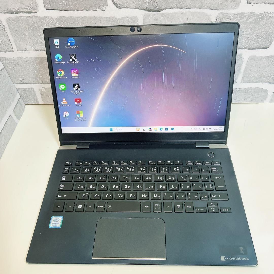 人気】軽量 薄型 dynabook SSD 第8世代 Windows11 初期設定済 ノート