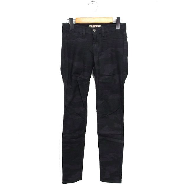 ジェイブランド J BRAND カモフラージュ柄 スキニー パンツ コットン 綿 24 カーキ グレー 灰 /FT9