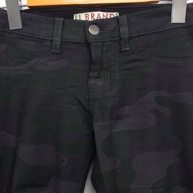 ジェイブランド J BRAND カモフラージュ柄 スキニー パンツ コットン 綿 24 カーキ グレー 灰 /FT9