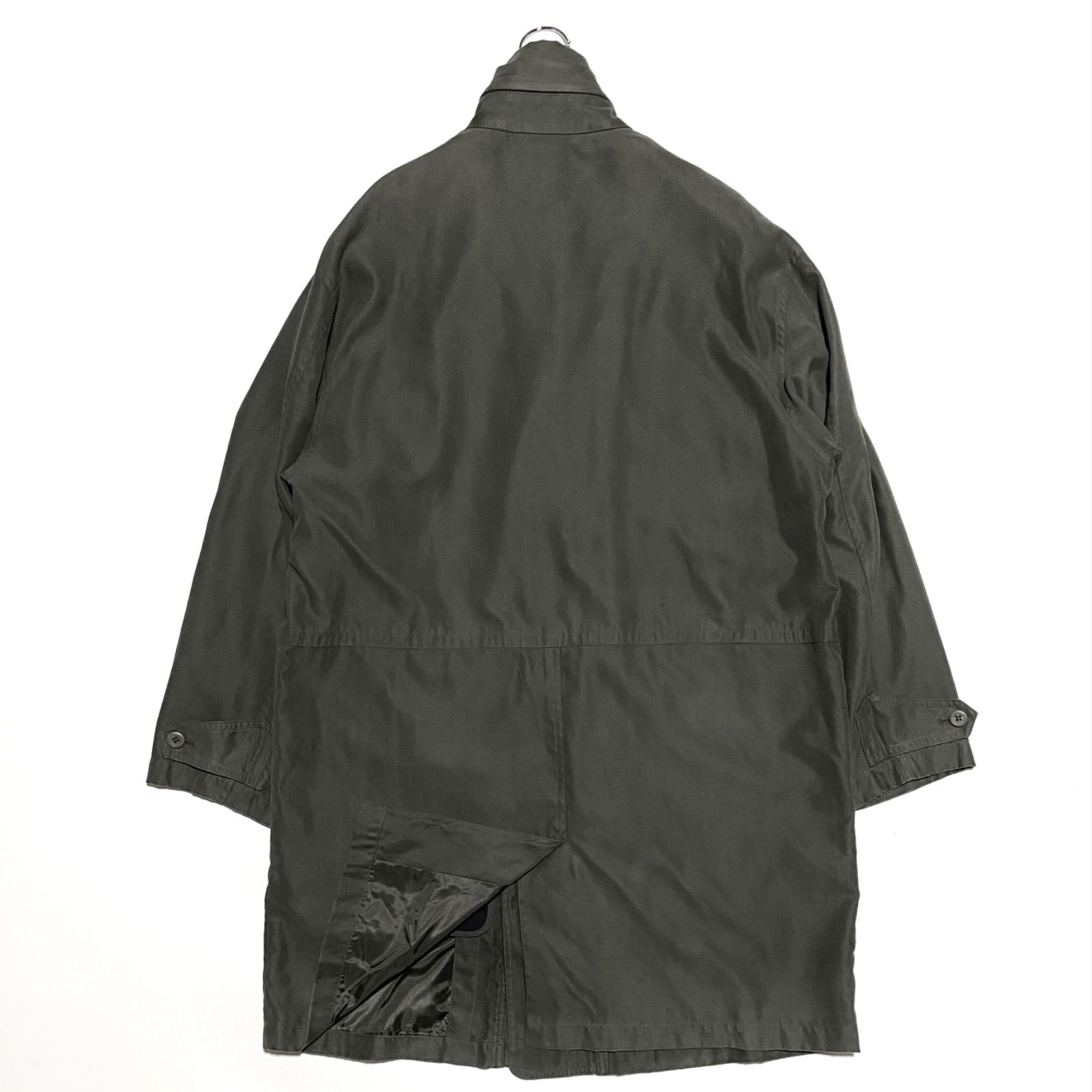 allegri アレグリ ミリタリー ステンカラーコート モスグリーン