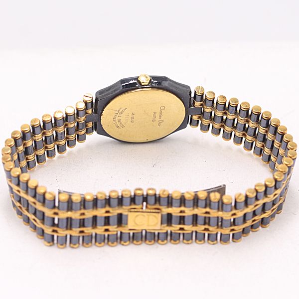 【美品】クリスチャンディオール クォーツ【48.25.01】【稼働品】レディース 稼働 良品 クリスチャンディオール オクタゴン 48.25.01 QZ ホワイト