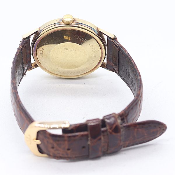  稼働 グリシン 833104 5016 14K AT 自動巻 総35 3G シルバー文字盤 メンズ腕時計 2170410 1ANT MST ABC18072 数量限定 自動巻き時計 腕時計(アナログ)