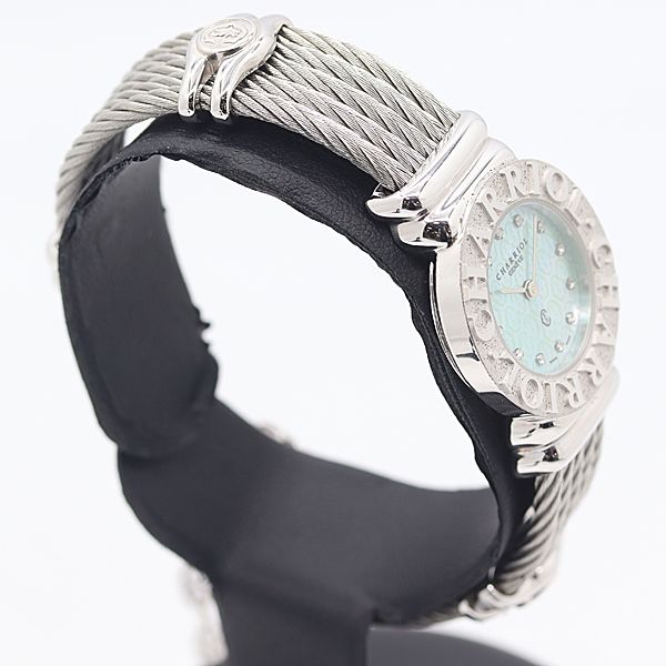 シャリオール　Ladys 腕時計QZ 稼働品 CHARRIOL シャリオール シェル12P QZ レディース保証書付き