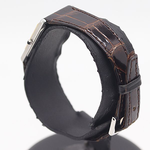 稼働 良品 セイコー クレドール 6730-5100 QZ 14K×SS ゴールド文字盤