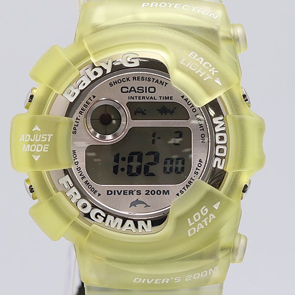 Baby-Gフロッグマン　BGW-103Kイルクジ　ｗ2425-1016-④-① 美品】カシオ／Baby-G フロッグマン イルクジ 御蔵島 BGW-103K - メルカリ