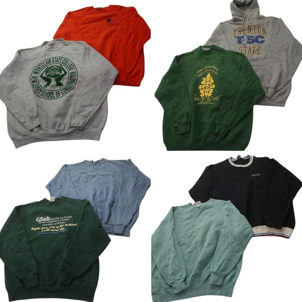 古着卸 まとめ売り USA製 スウェット 8枚セット (メンズ XL ) LEE ワン