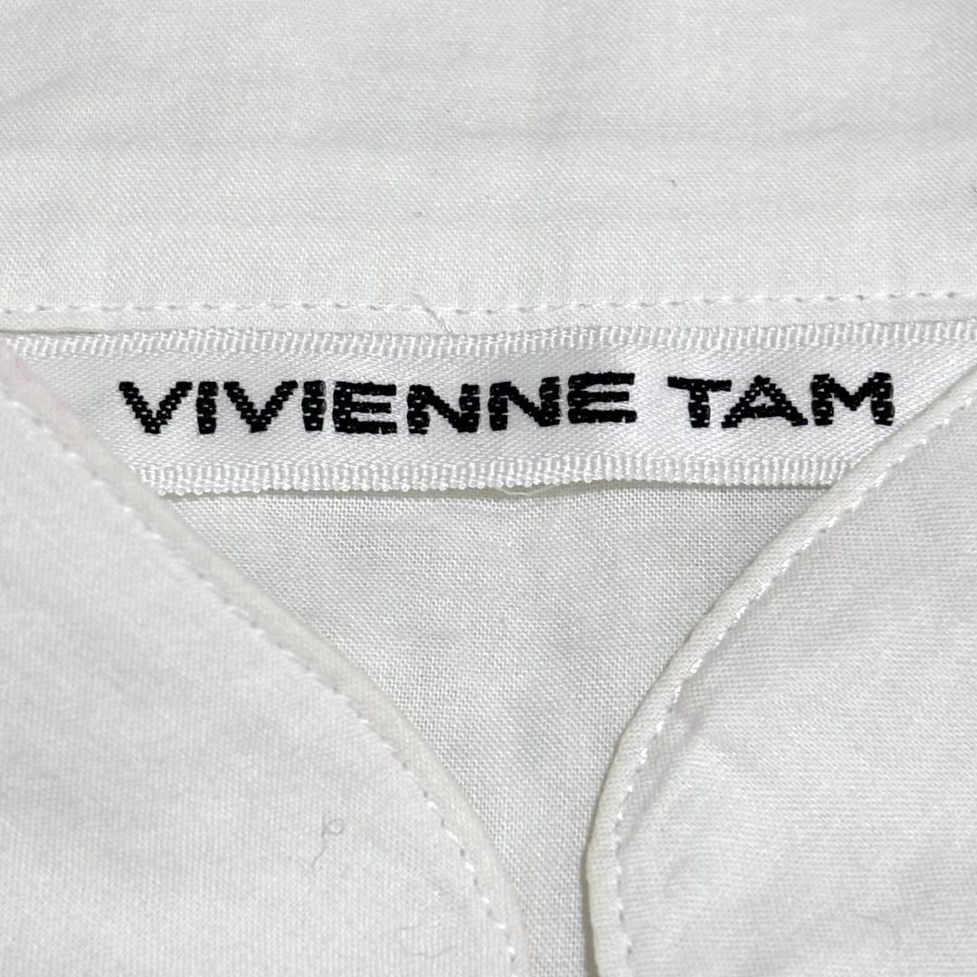 美品】VIVIENNE TAM 刺繍シャツ ブラウス 1 ホワイト - メルカリ