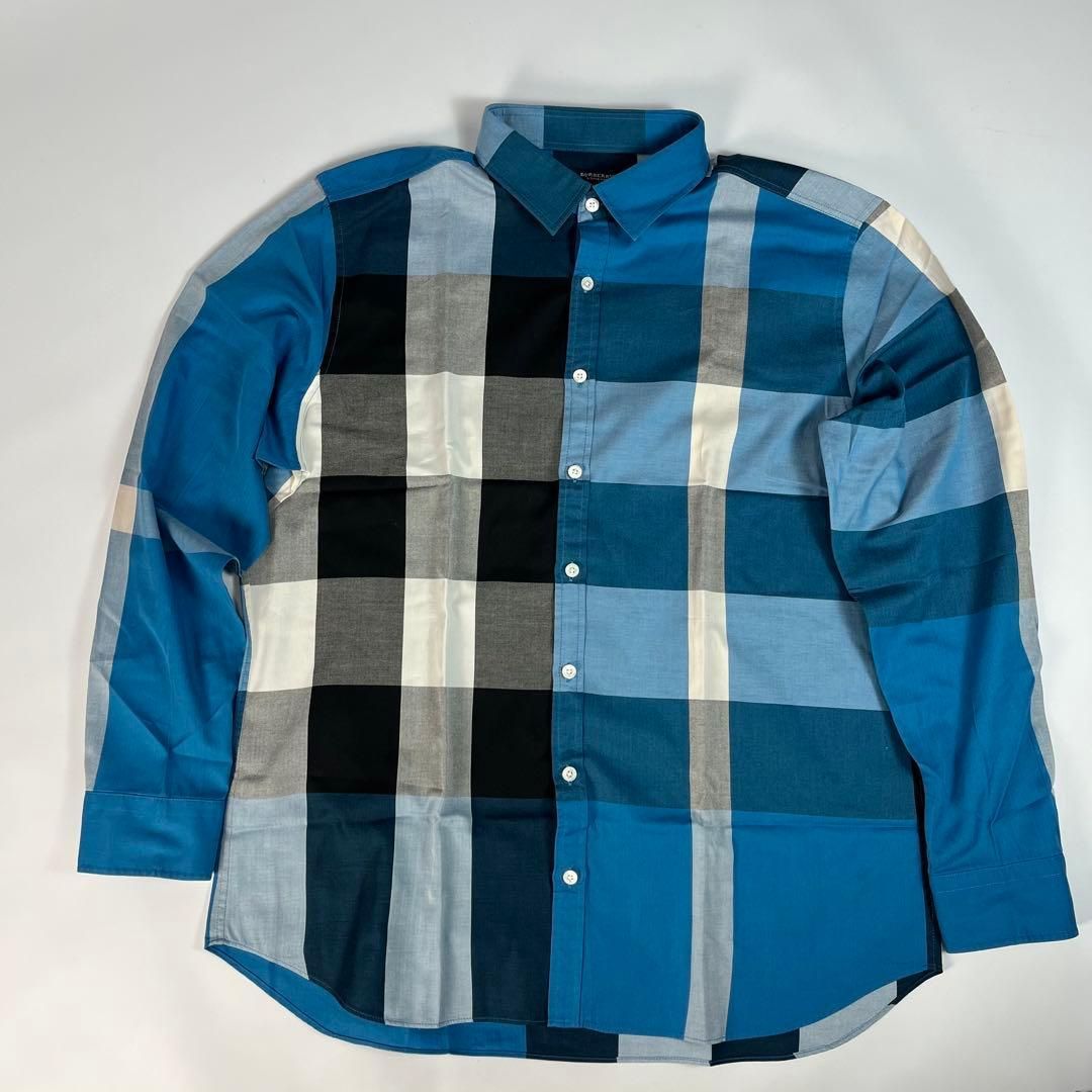 未使用級 BURBERRY LONDON XLサイズ メガチェック 長袖シャツ - メルカリ