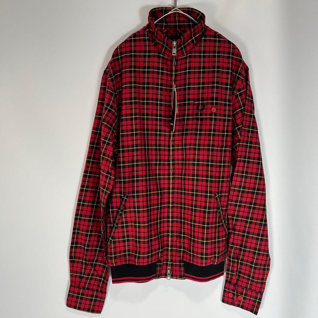 新品未使用 FRED PERRY ハリントンジャケット チェック柄 - メルカリ