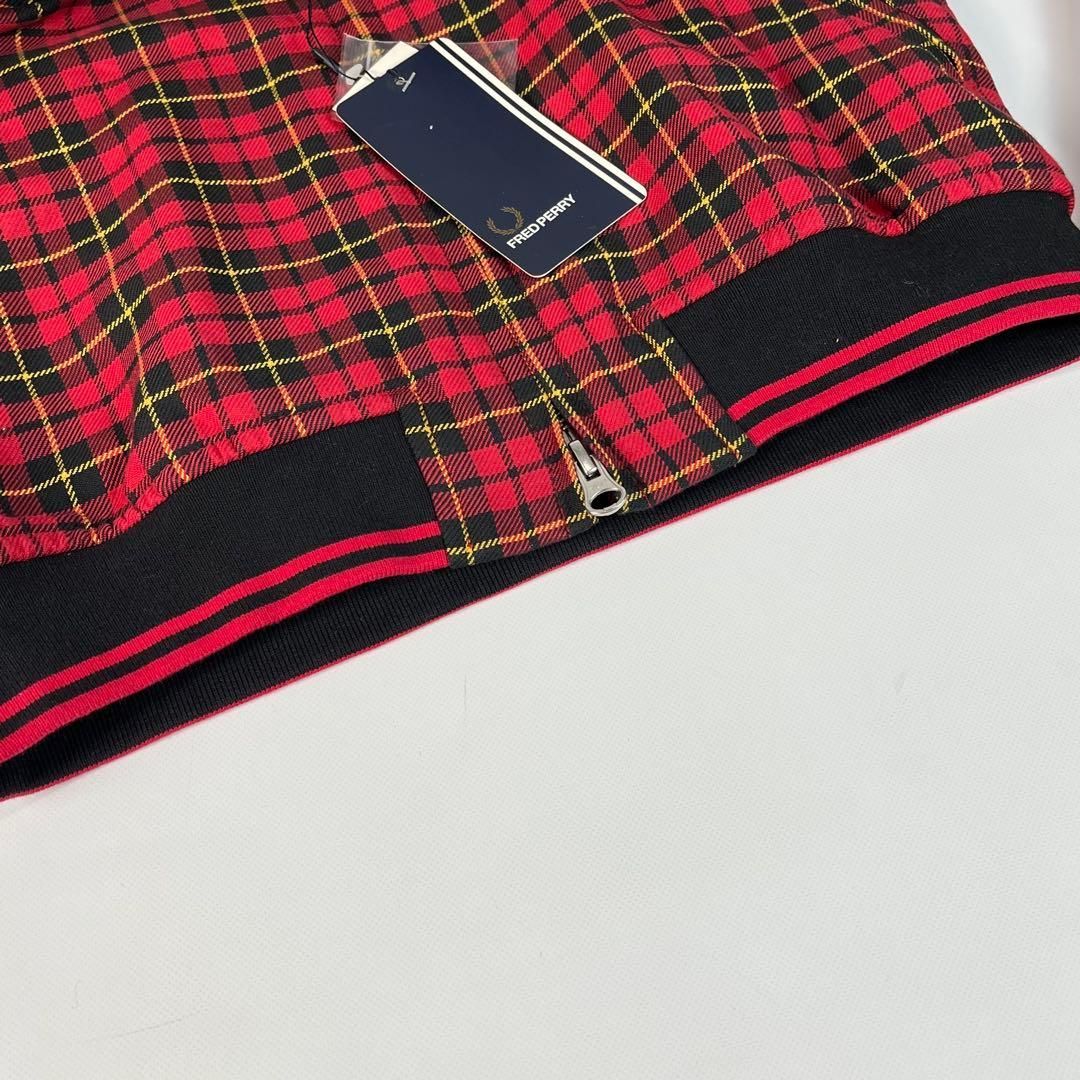 新品未使用 FRED PERRY ハリントンジャケット チェック柄 - メルカリ
