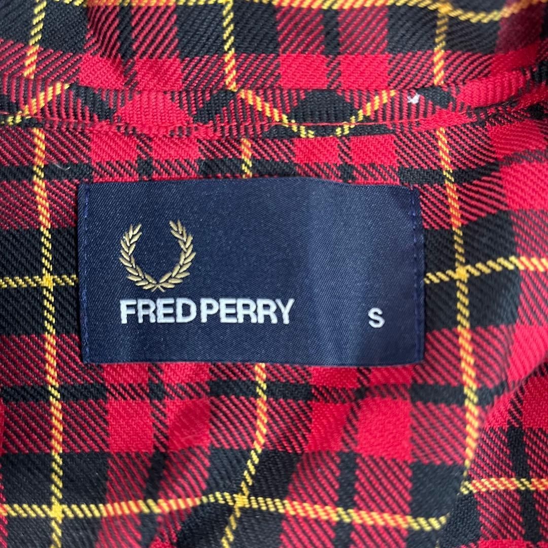 新品未使用 FRED PERRY ハリントンジャケット チェック柄 - メルカリ